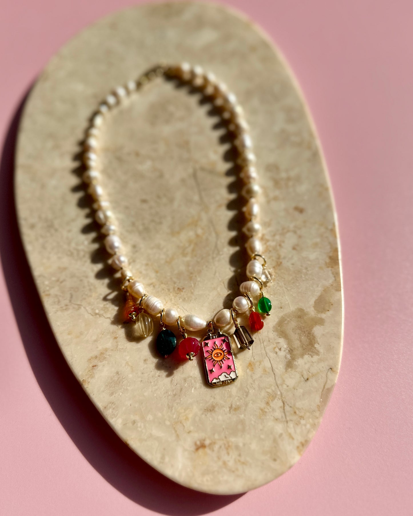 Collar Carnaval Perlas Carta Sol