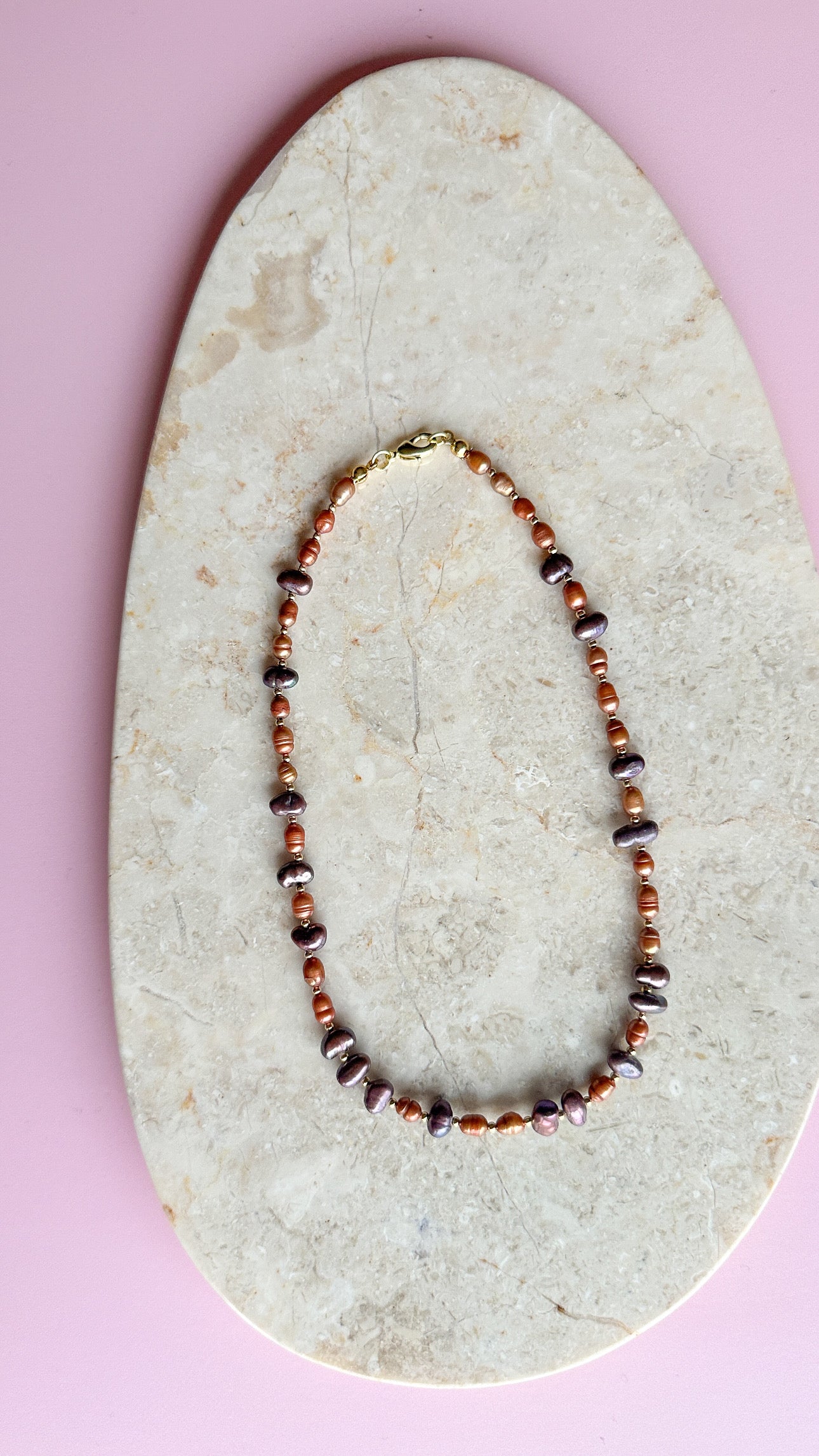 Collar Perlas Desierto