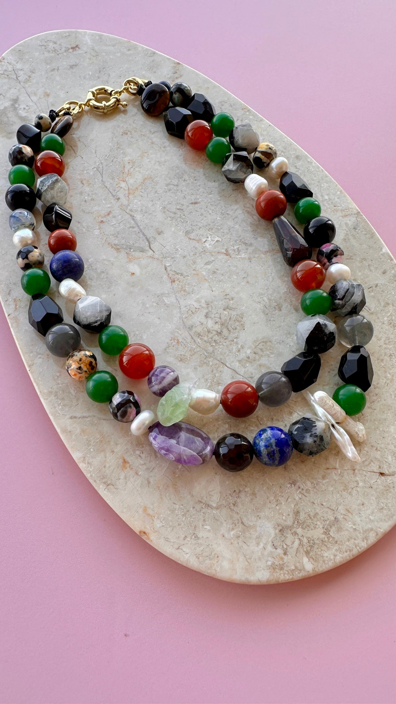 MaxiCollar Estrambótico Multipiedras