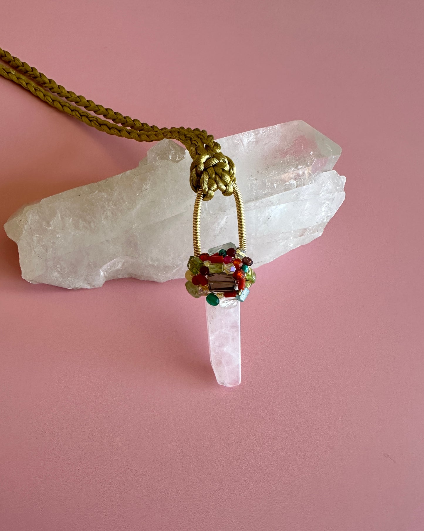 Mini Talismán Cuarzo Rosa