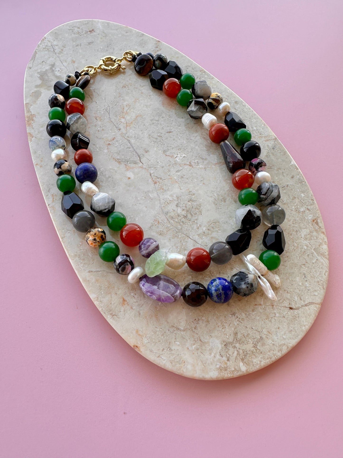 MaxiCollar Estrambótico Multipiedras