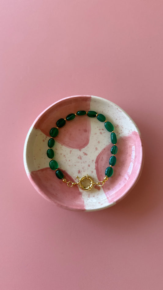 Pulsera Ónix Verde