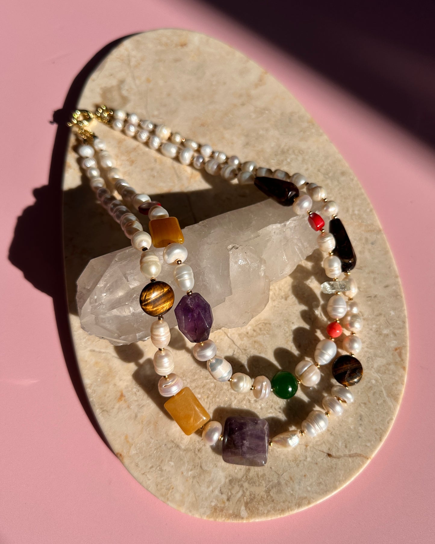 Collar estrambótico de Perlas I