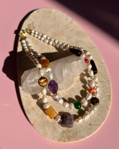 Collar estrambótico de Perlas I