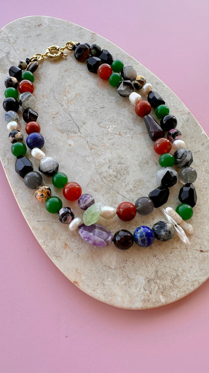 MaxiCollar Estrambótico Multipiedras