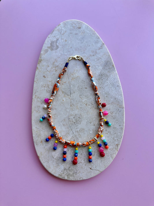 Collar Pañoleta Arcoíris