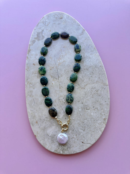 Collar Turquesa Africana