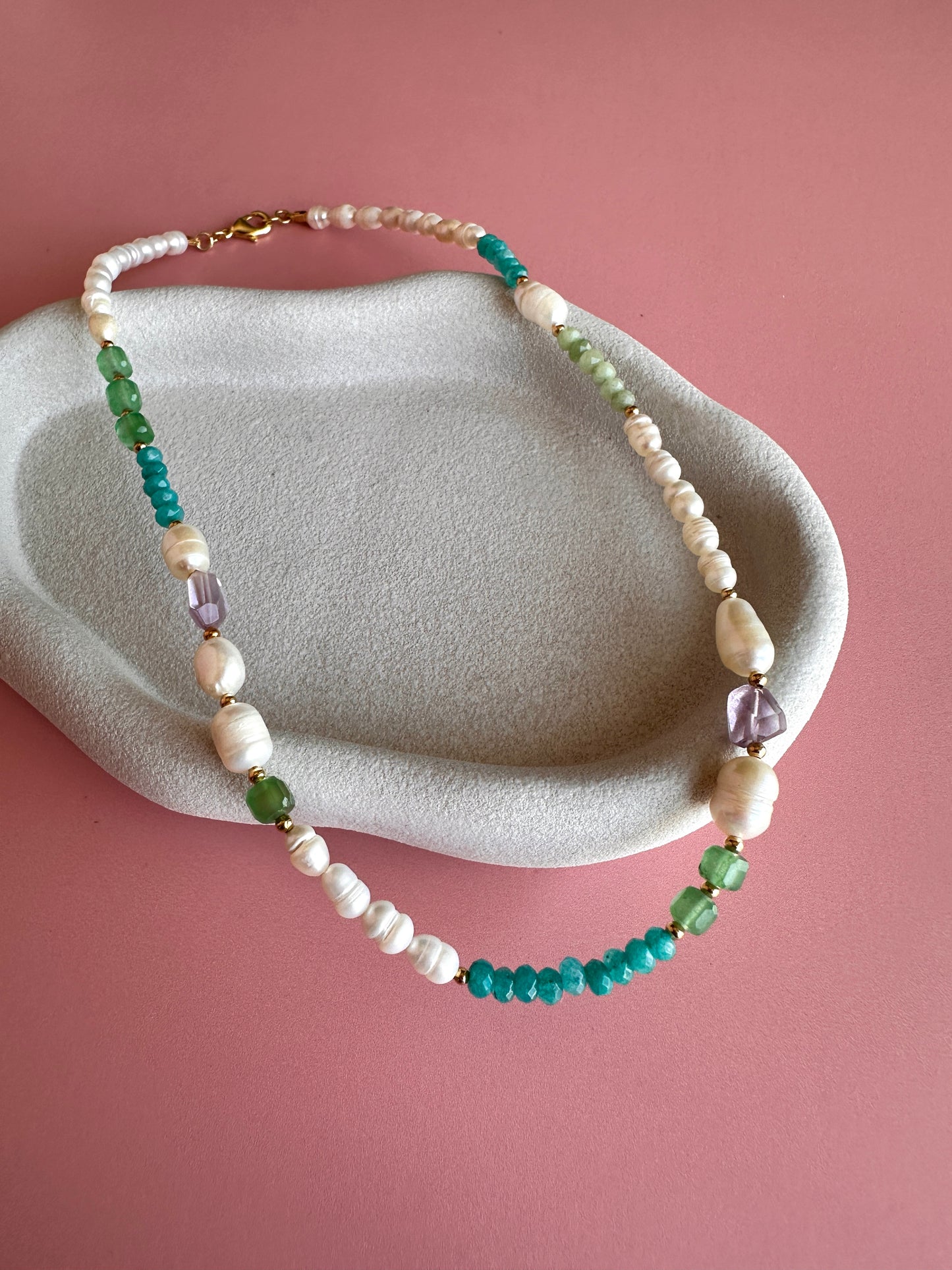 Collar Perlas Primavera