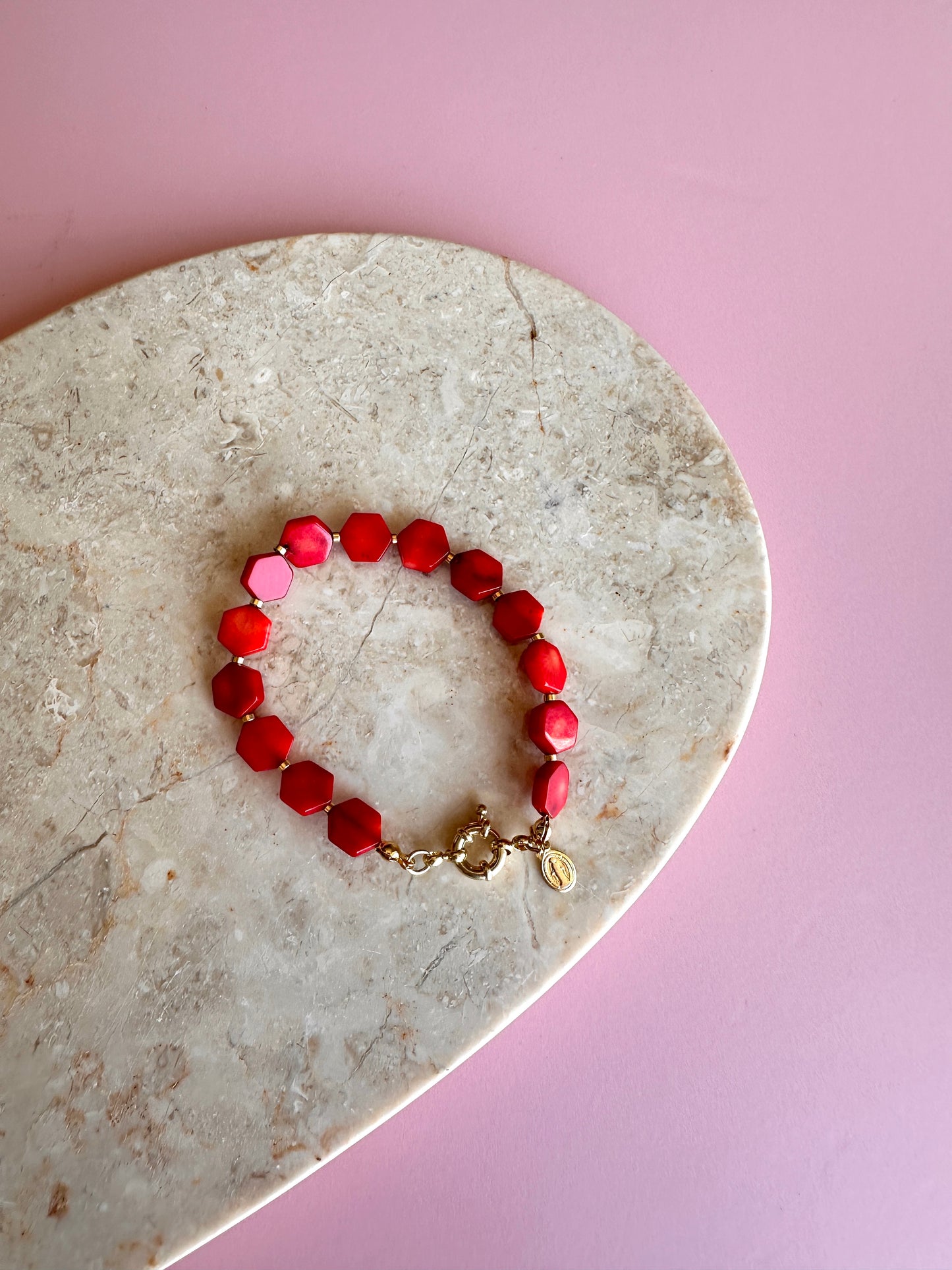 Pulsera Coral Virgen