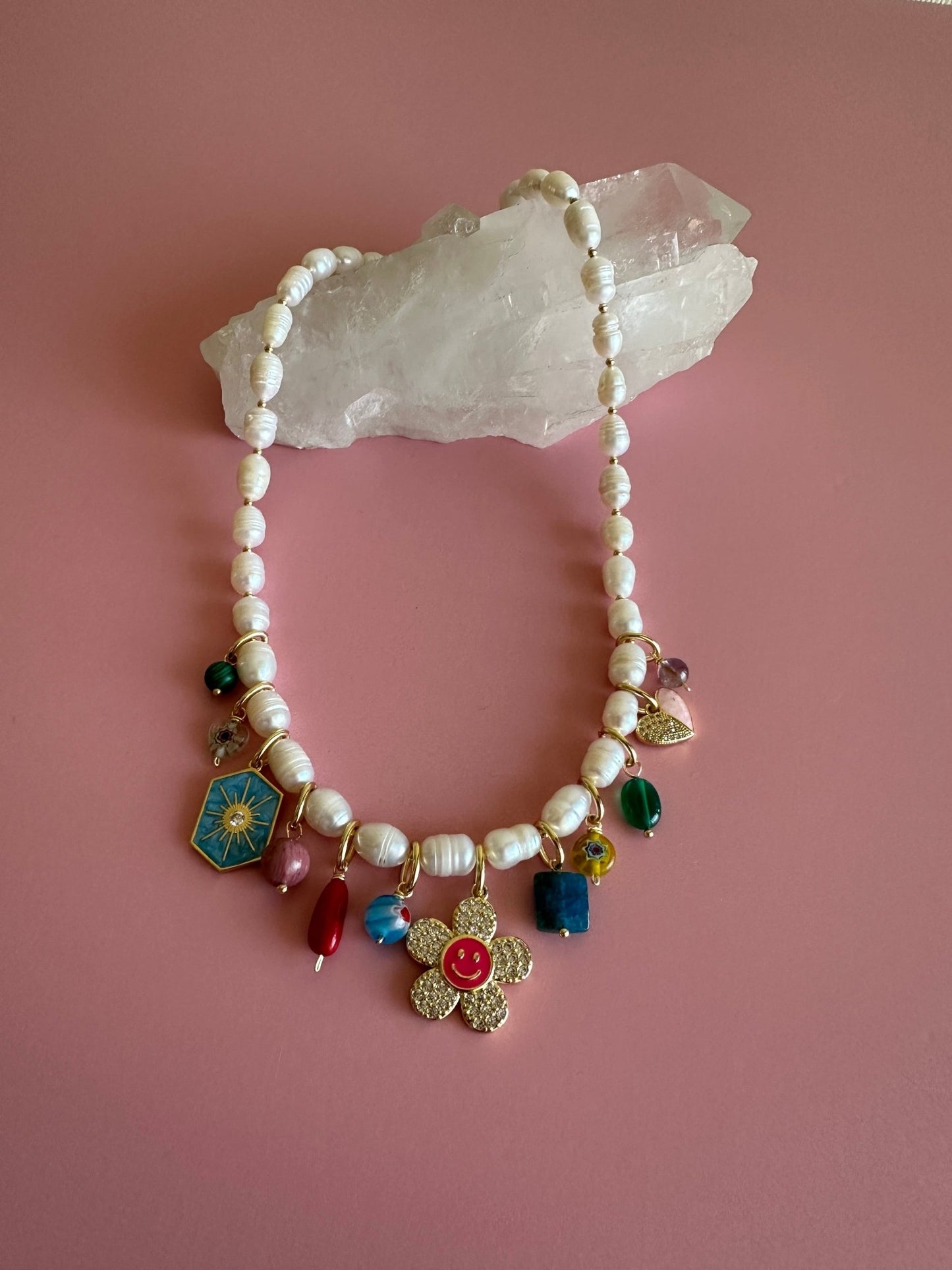 Collar Carnaval Colores y Piedras - Diana Isler