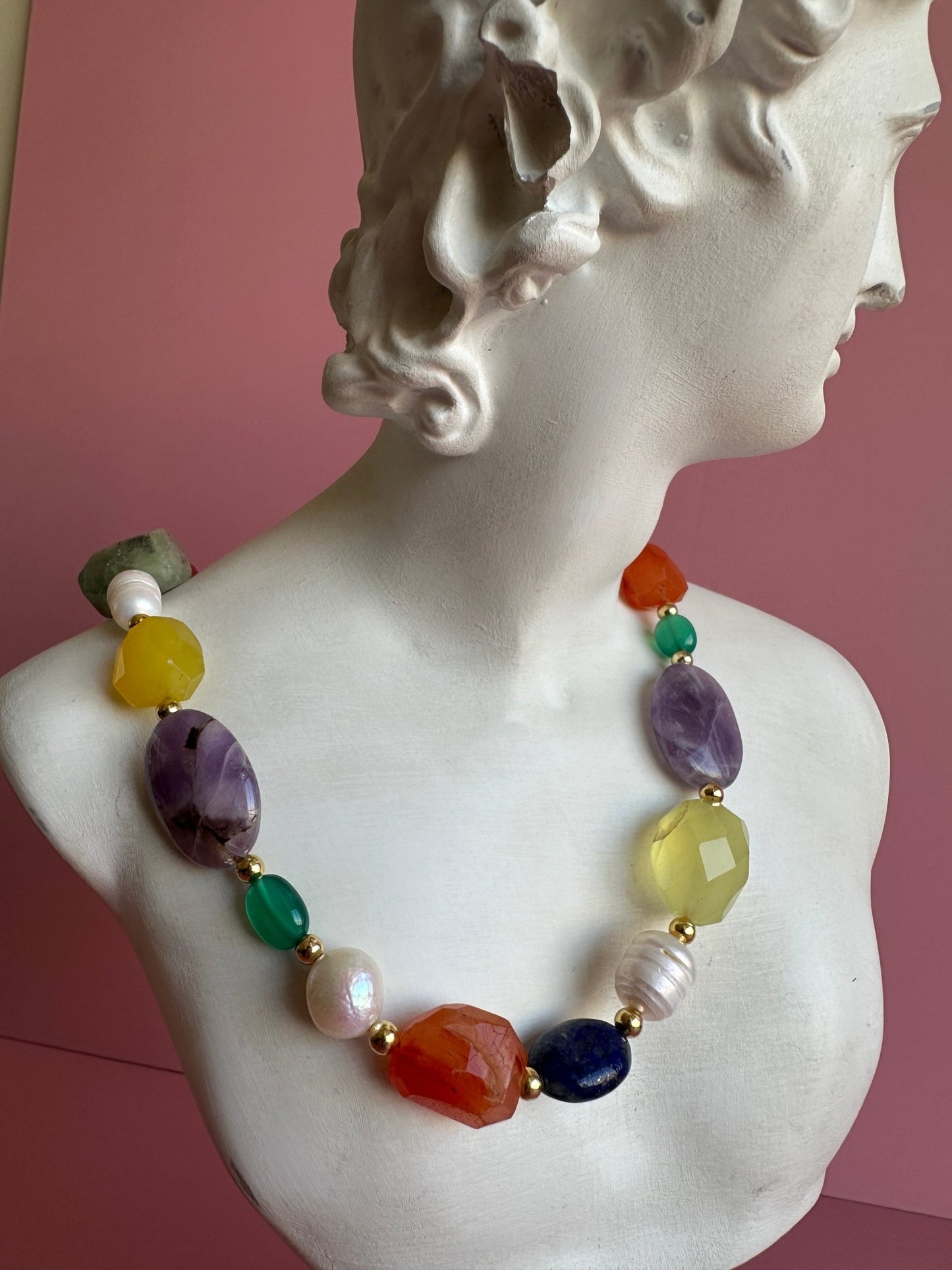 Collar Multipiedras 40 - Diana Isler