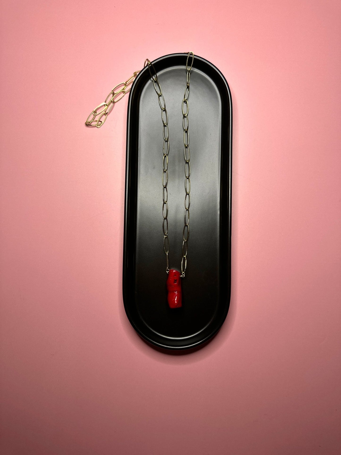 Collar largo Coral - Diana Isler